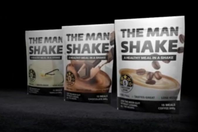 (3d animation, motion graphics) Promo video for The Man Shake.
